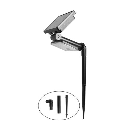 Top Light - LED-aurinkovalaisin 3-in-1-anturilla ZENITH LED/10W/3,7V 3000/4000/6500K IP54 2400 mAh