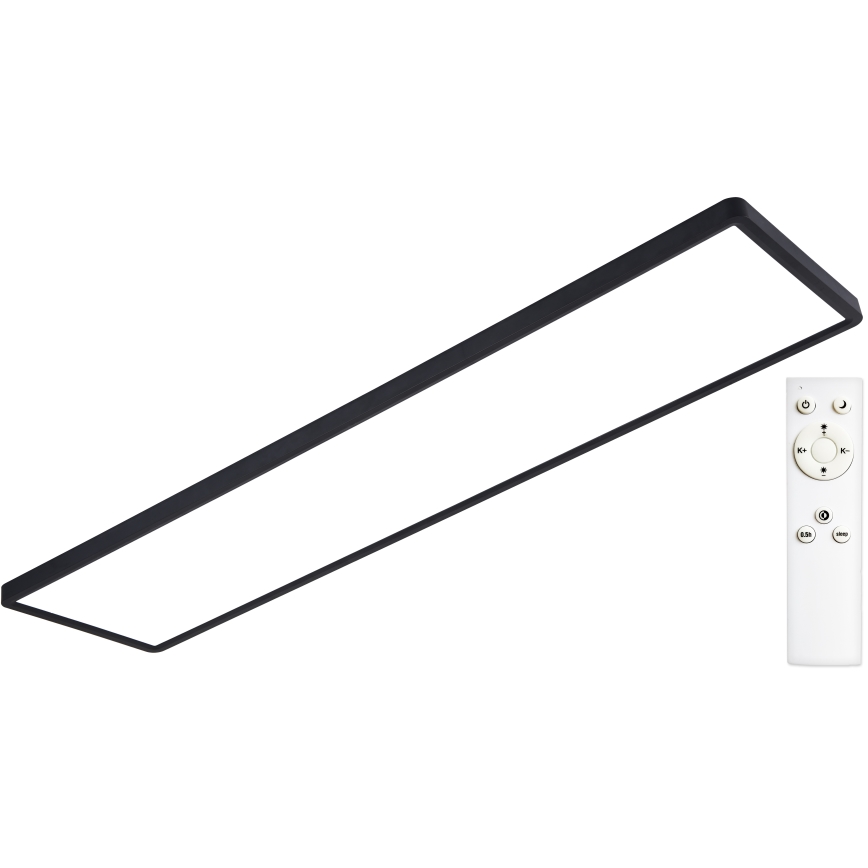 Top Light - LED Himmennetty kiinteä paneeli REVIT LED/70W/230V 3000-6500K 120x30 cm musta + kauko-ohjaus