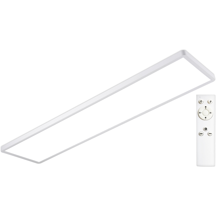 Top Light - LED Himmennetty kiinteä paneeli REVIT LED/70W/230V 3000-6500K 120x30 cm valkoinen + kauko-ohjaus