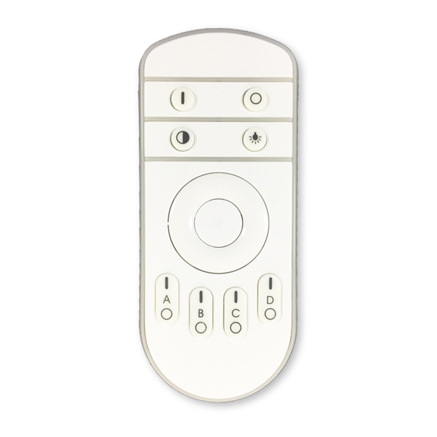 Top Light - LED-himmennyskattokruunu MERKUR LED/50W/230V 3000-6500K musta + kauko-ohjaus