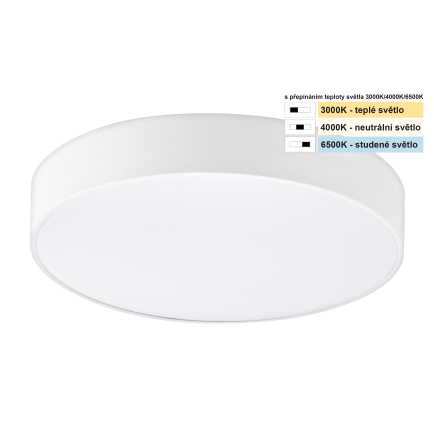 Top Light - LED-kattovalaisin kylpyhuoneeseen PETAL LED/24W/230V IP44 3000/4000/6500K halkaisija 35 cm valkoinen