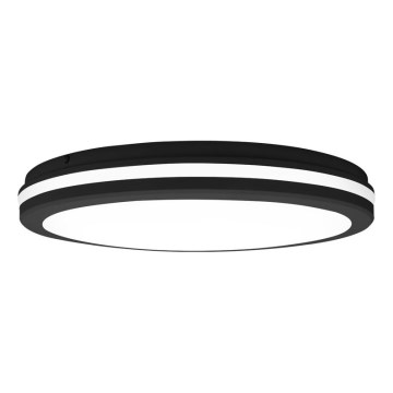 Top Light - LED-kylpyhuoneen kattovalaisin COMET LED/40W/230V 3000/4000/6500K IP54 musta halkaisija 40 cm