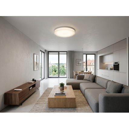 Top Light - LED Himmennettävä kylpyhuoneen kattovalaisin NEXUS LED/45W/230V 3000-6500K IP44 halkaisija 38 cm valkoinen + kaukosäädin