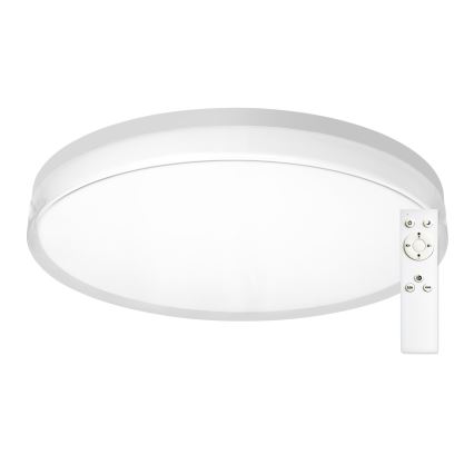 Top Light - LED Himmennettävä kylpyhuoneen kattovalaisin NEXUS LED/45W/230V 3000-6500K IP44 halkaisija 38 cm valkoinen + kaukosäädin