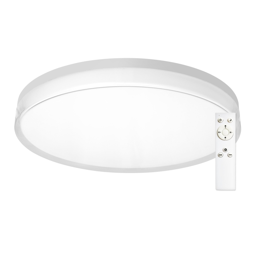 Top Light - LED Himmennettävä kylpyhuoneen kattovalaisin NEXUS LED/45W/230V 3000-6500K IP44 halkaisija 38 cm valkoinen + kaukosäädin