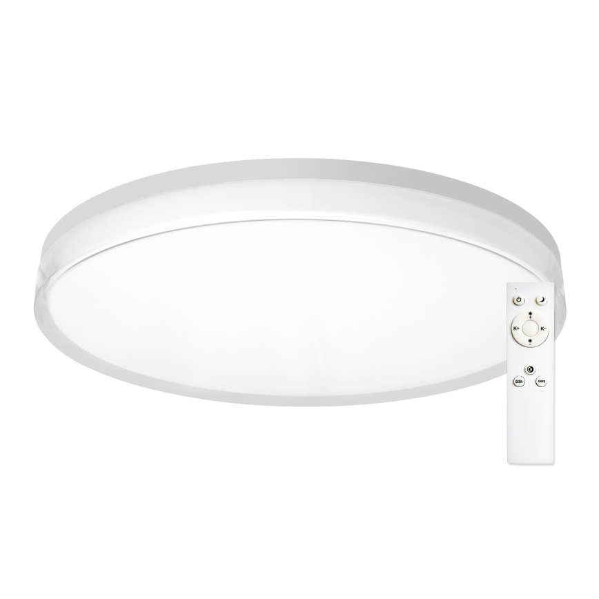 Top Light - LED Himmennettävä kylpyhuoneen kattovalaisin NEXUS LED/55W/230V 3000-6500K IP44 halkaisija 48 cm valkoinen + kaukosäädin