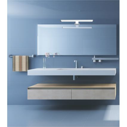 Top Light - LED-kylpyhuonepeilivalaisin TEXAS MAX LED/12W/230V 3000/4000/6500K IP44 78 cm mattakromi