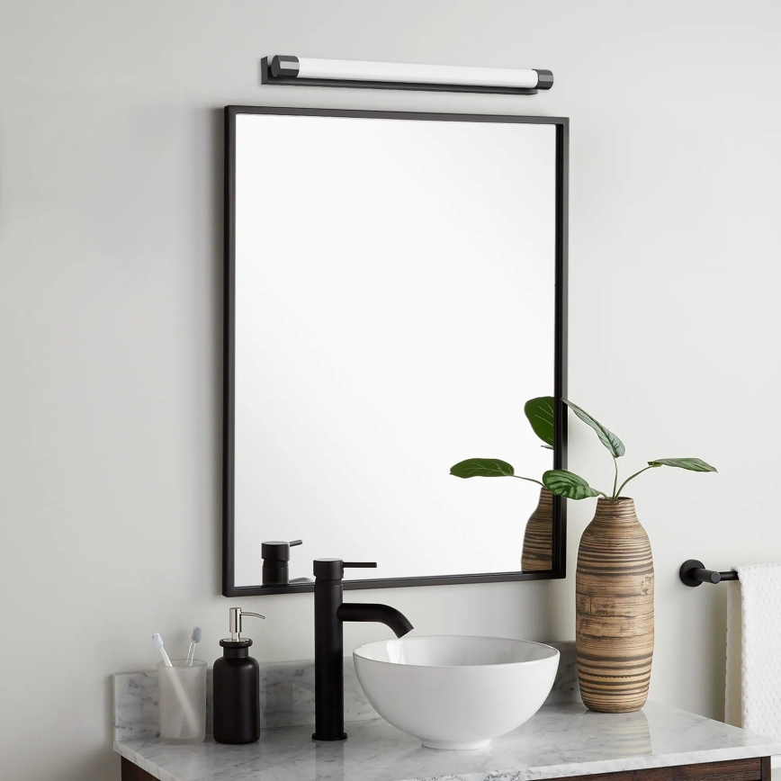 Top Light - LED Kylpyhuoneen peilivalaisin TURIA LED/8W/230V 3000/4000/6500K IP44 40 cm musta