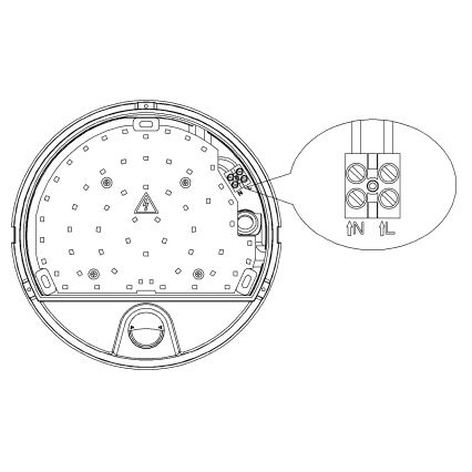 Top Light - LED-ulko-seinävalaisin liiketunnistimella ja hämäräkytkimellä BARI LED/15W/230V 4000K IP54