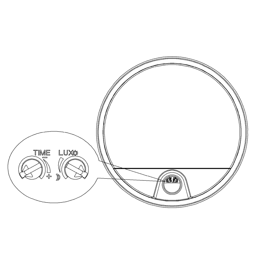 Top Light - LED-ulko-seinävalaisin liiketunnistimella ja hämäräkytkimellä BARI LED/15W/230V 4000K IP54