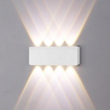 Top Light - LED-ulkoseinävalaisin RAY B LED/8W/230V IP44 4000K valkoinen