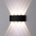 Top Light - LED-ulkoseinävalaisin RAY LED/8W/230V IP44 4000K musta