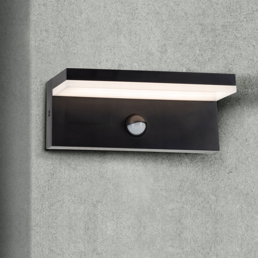 Top Light - LED Ulkovalo anturilla ELON LED/10W/230V 4000K IP54