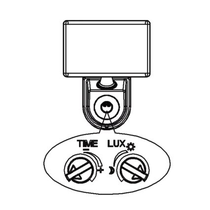 Top Light Marbella C PIR - LED-valonheitin anturilla MARBELLA LED/15W/230V IP65