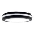 Top Valaistus - LED-kylpyhuoneen valo COMET LED/24W/230V 3000/4000/6500K IP54 halkaisija 30 cm musta