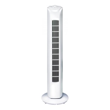 Tornituuletin 45W/230V 81 cm valkoinen