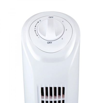 Tornituuletin 45W/230V 81 cm valkoinen