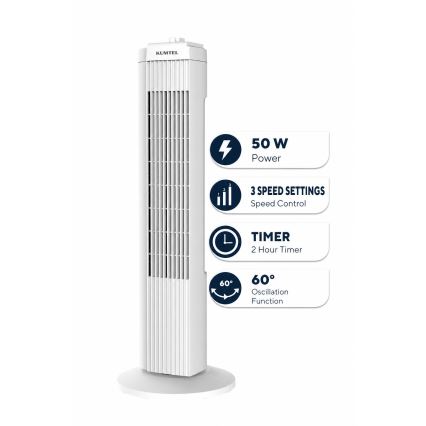 Tornituuletin 50 W/230 V, valkoinen
