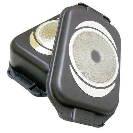 TORO 2-in-1 induktiokelpoinen paistovuoka 9 l 42 x 25 cm musta