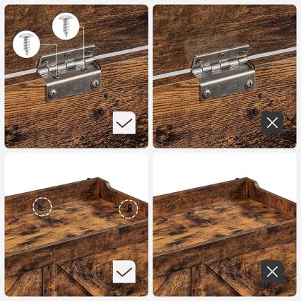 TOVIAN-arkku, ruskea