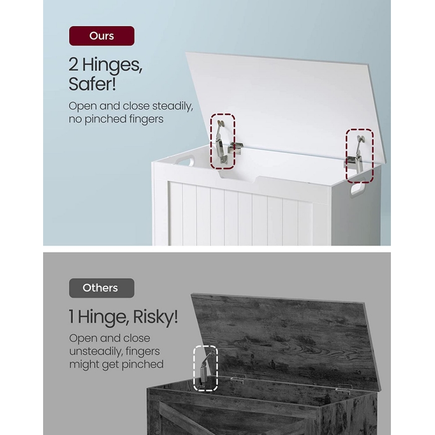 TOVIAN-arkku, valkoinen