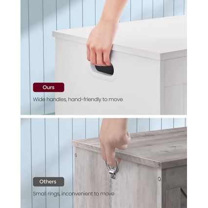 TOVIAN-arkku, valkoinen