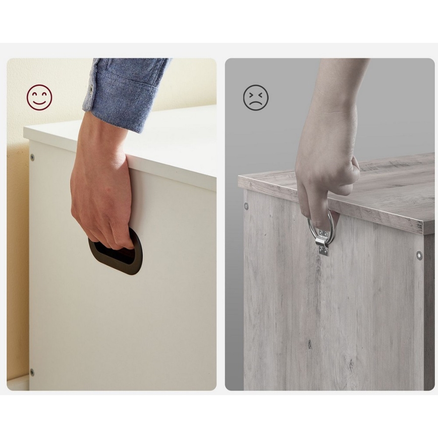 TOVIAN-säilytysarkku, valkoinen