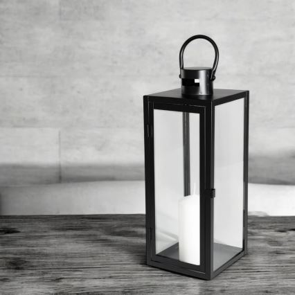 TOWER-koristelyhty 63 cm musta