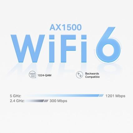 TP-Link - 3 kpl Wi-Fi 6 mesh-järjestelmä koko kotiin