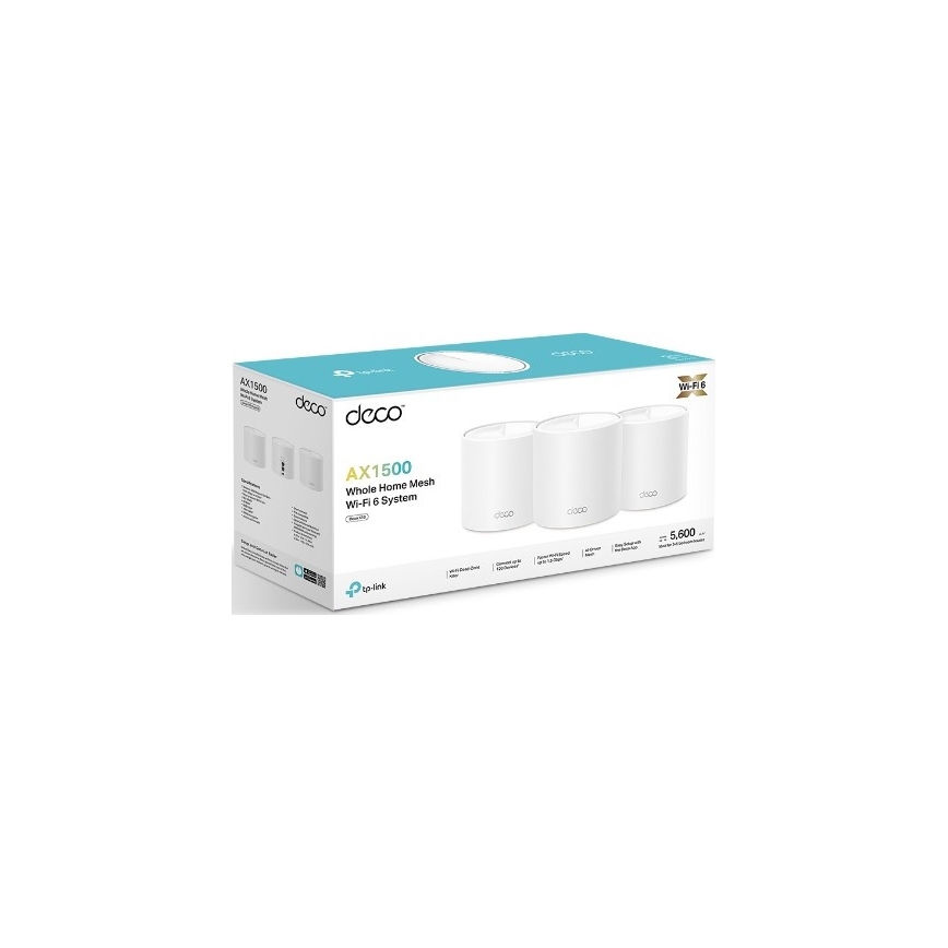 TP-Link - 3 kpl Wi-Fi 6 mesh-järjestelmä koko kotiin