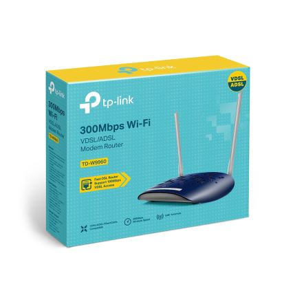TP-Link - 300 Mbps Wireless N VDSL/ADSL -modeemi ja reititin