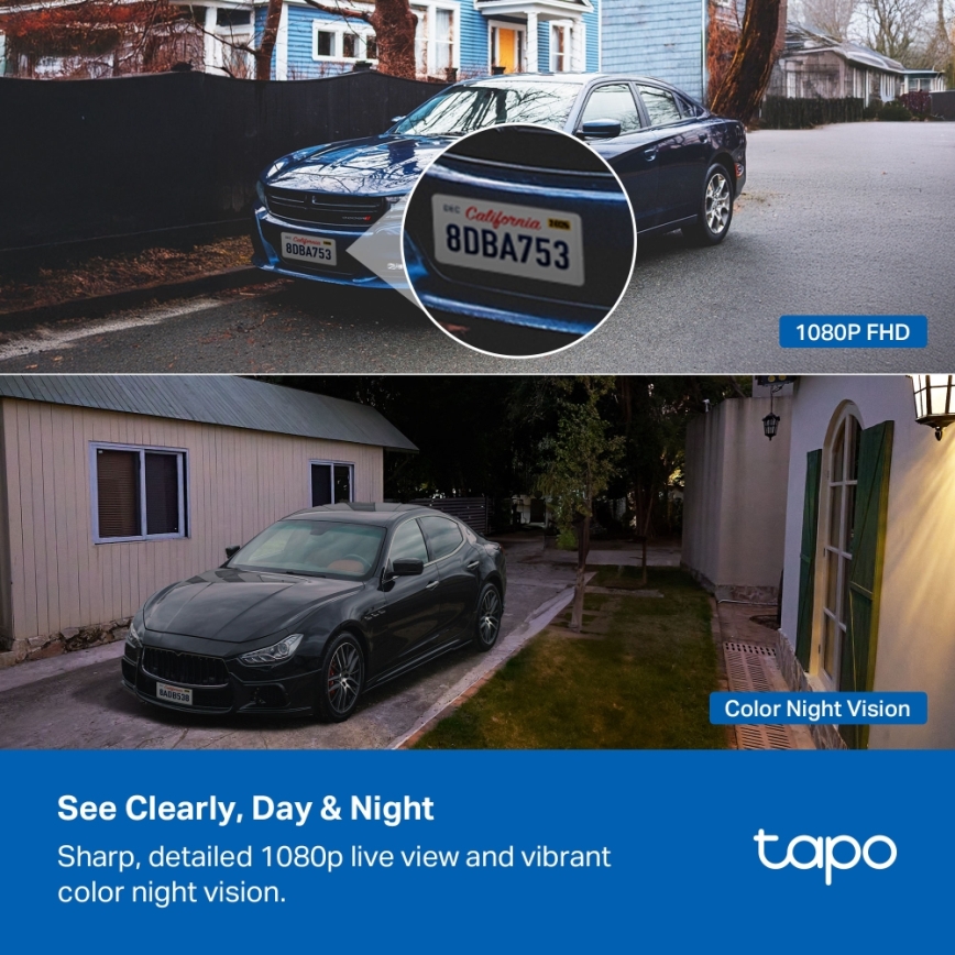 TP-Link - Älykäs aurinkokamera 5200 mAh 5V IP65