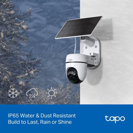 TP-Link - Älykäs aurinkokamera 5V IP65 Wi-Fi