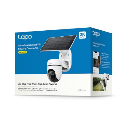 TP-Link - Älykäs aurinkokamera 5V IP65 Wi-Fi