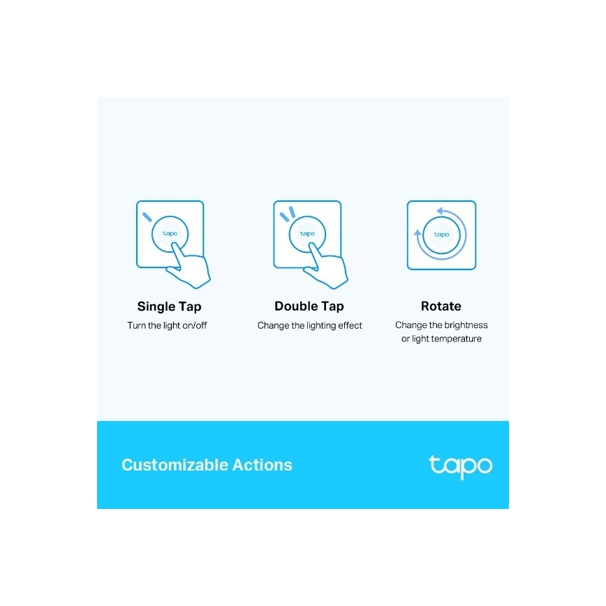 TP-Link - Älykäs kosketushimmennin 1xCR2032 Wi-Fi