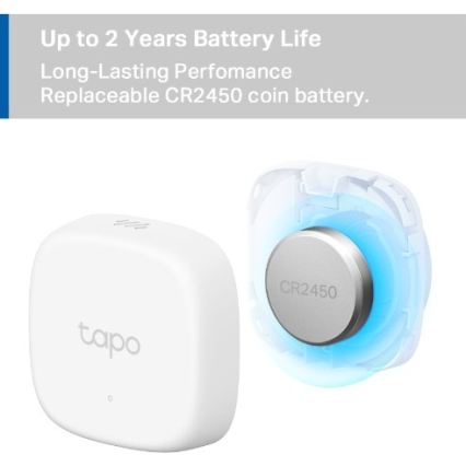 TP-Link - Älykäs lämpötila- ja kosteusanturi 1xCR2450