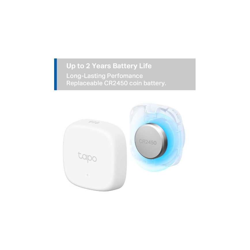 TP-Link - Älykäs lämpötila- ja kosteusanturi 1xCR2450