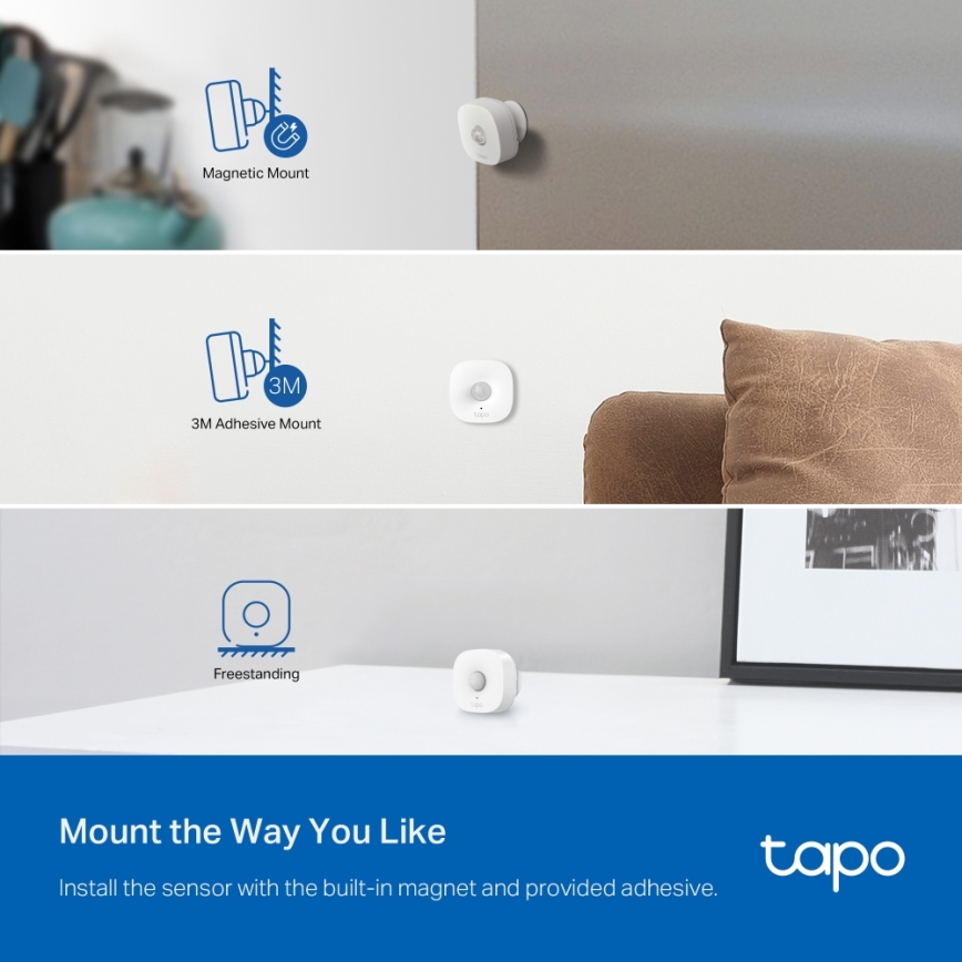TP-Link - Älykäs liiketunnistin 1xCR2450 Wi-Fi