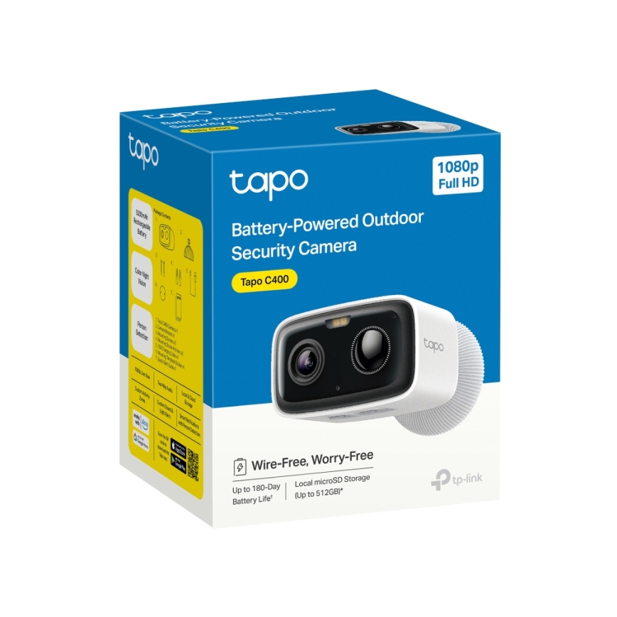 TP-Link - Älykäs ulkokamera IP65 5V Wi-Fi