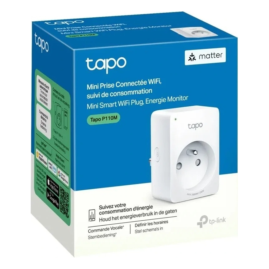 TP-Link - Älypistoke E MATTER 3680W Wi-Fi