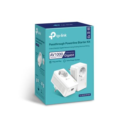 TP-Link - Gigabitin läpivientinen Powerline Wi-Fi-setti