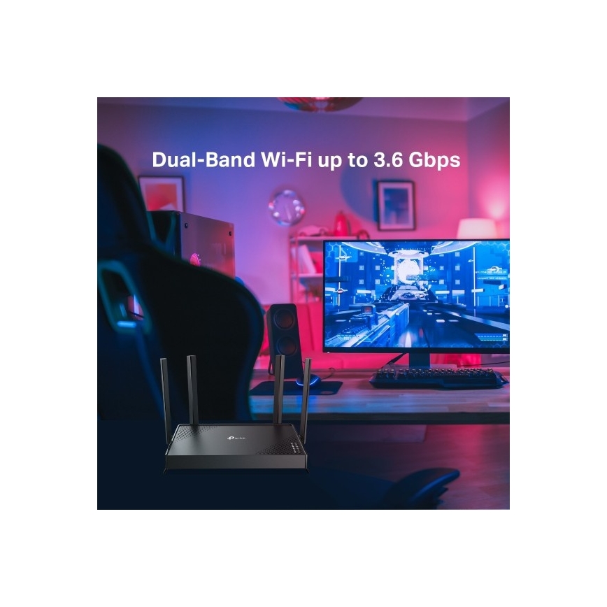 TP-Link - Kaksikaistainen Wi-Fi 7 -reititin Archer BE220