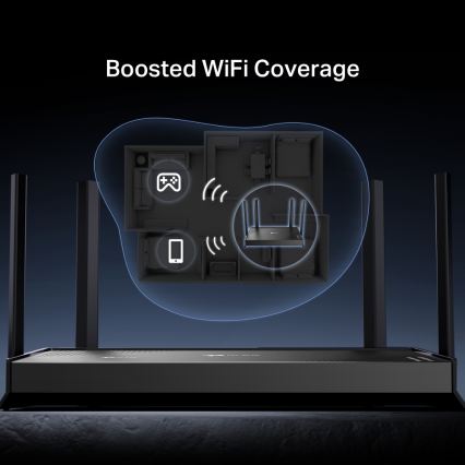TP-Link - Kaksikaistainen Wi-Fi 7 -reititin Archer BE220