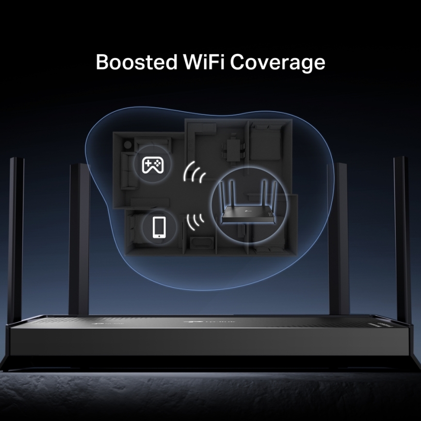 TP-Link - Kaksikaistainen Wi-Fi 7 -reititin Archer BE220