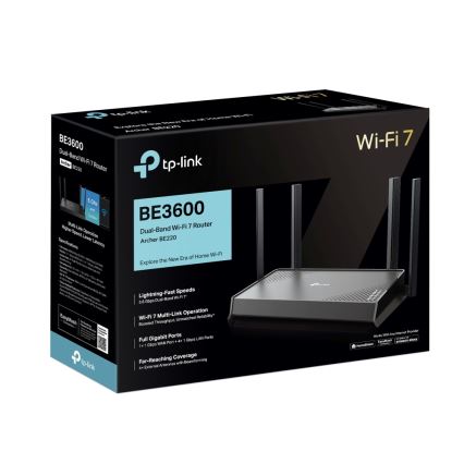 TP-Link - Kaksikaistainen Wi-Fi 7 -reititin Archer BE220