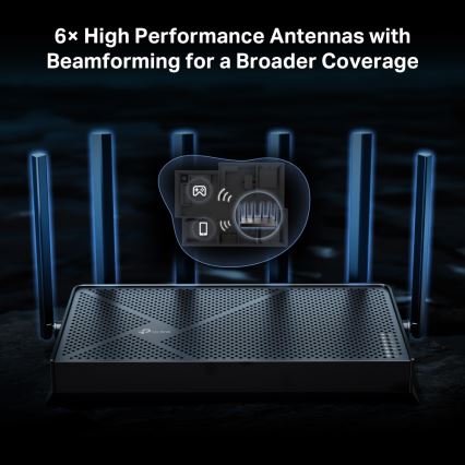 TP-Link - Kaksikaistainen Wi-Fi 7 -reititin Archer BE400