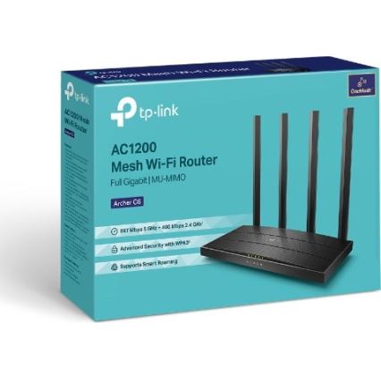 TP-Link - Langaton gigabitin MU-MIMO-reititin Archer C6 V3.2 Wi-Fi