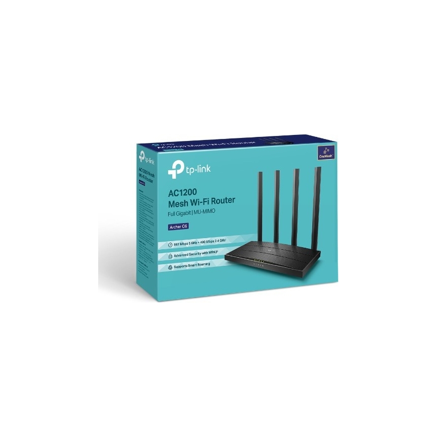 TP-Link - Langaton gigabitin MU-MIMO-reititin Archer C6 V3.2 Wi-Fi