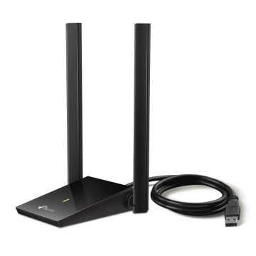 TP-Link - Langaton USB-verkkosovitin antenneilla ja korkealla vahvistuksella Archer T4U Plus Wi-Fi
