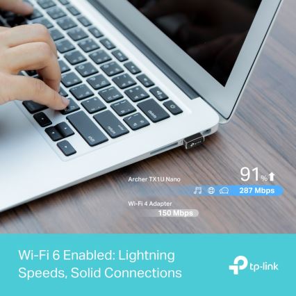 TP-Link - Langaton Wi-Fi 6 USB-nanoadapteri Archer TX1U Nano